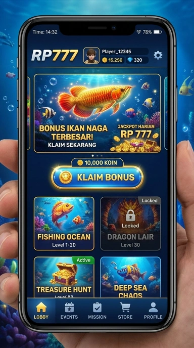 Pratinjau antarmuka rp777 — aplikasi APK resmi Android v4.2.6
